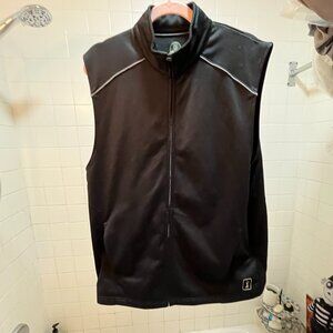 PGA Tour Pro Series Sleeveless Golf Vest – Black Performance Zip – Men’s L/G